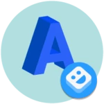 Logo of AR Stickers Text android Application 